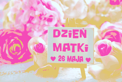 Tablica z napisem Dzień Matki